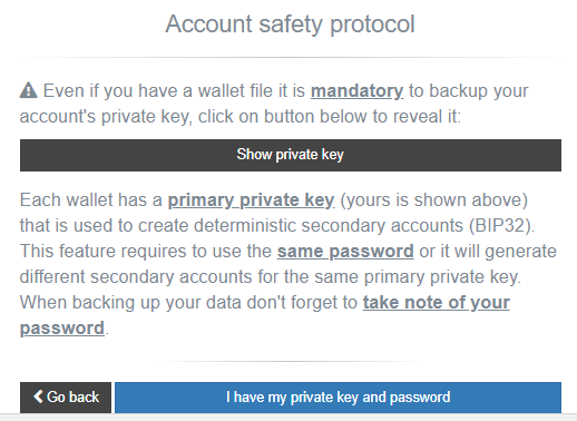 Bikin Token-create account